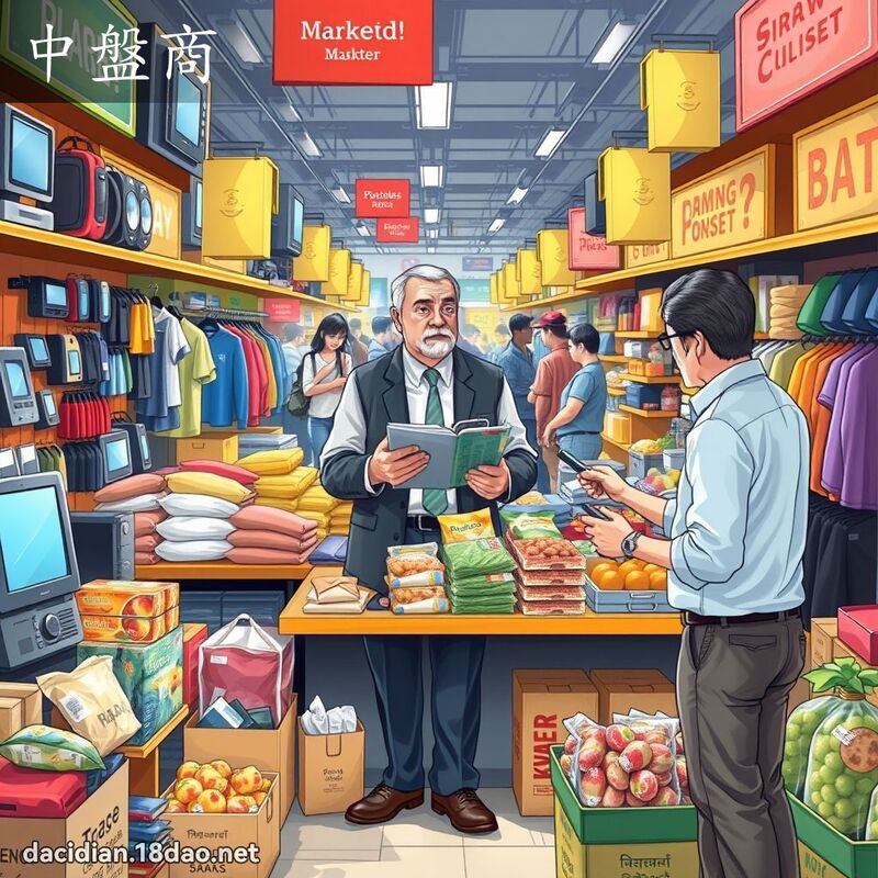 中盤商 - 國語大辭典配圖