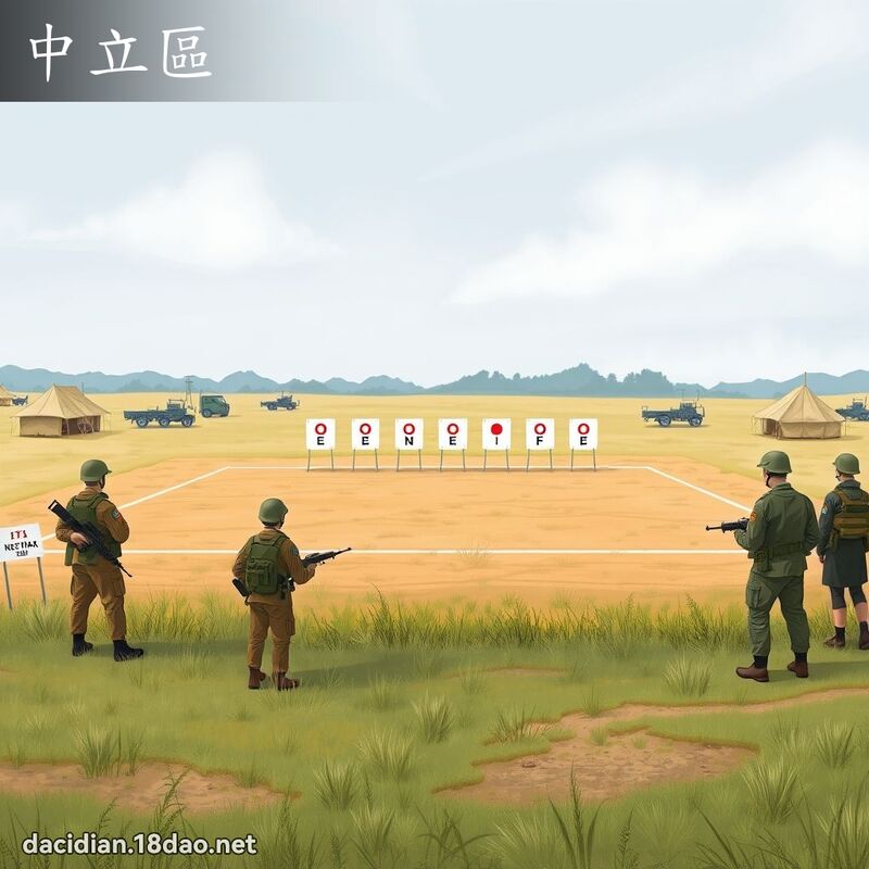 中立区 - 国语大辞典配图