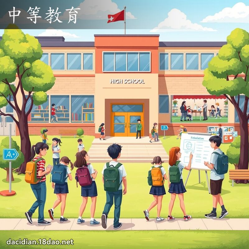 中等教育 - 國語大辭典配圖