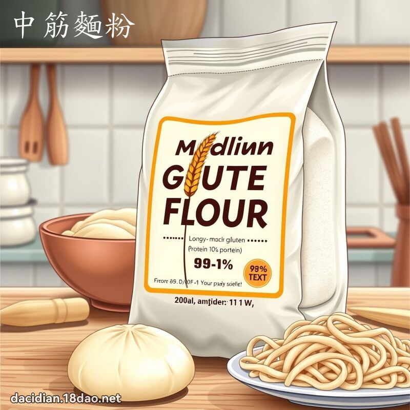 中筋麵粉 - 國語大辭典配圖