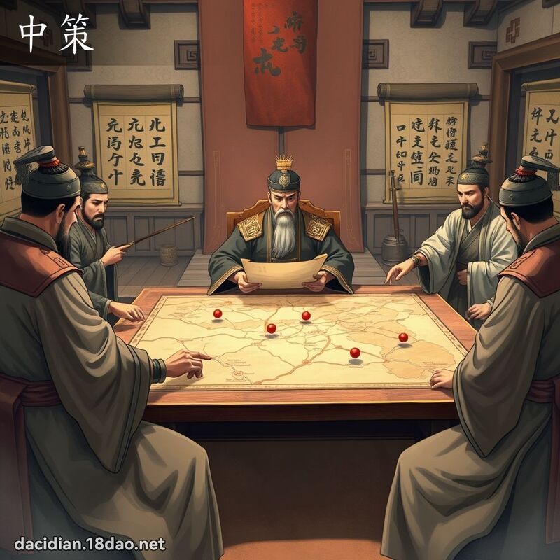 中策 - 國語大辭典配圖