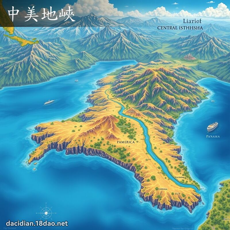 中美地峡 - 国语大辞典配图