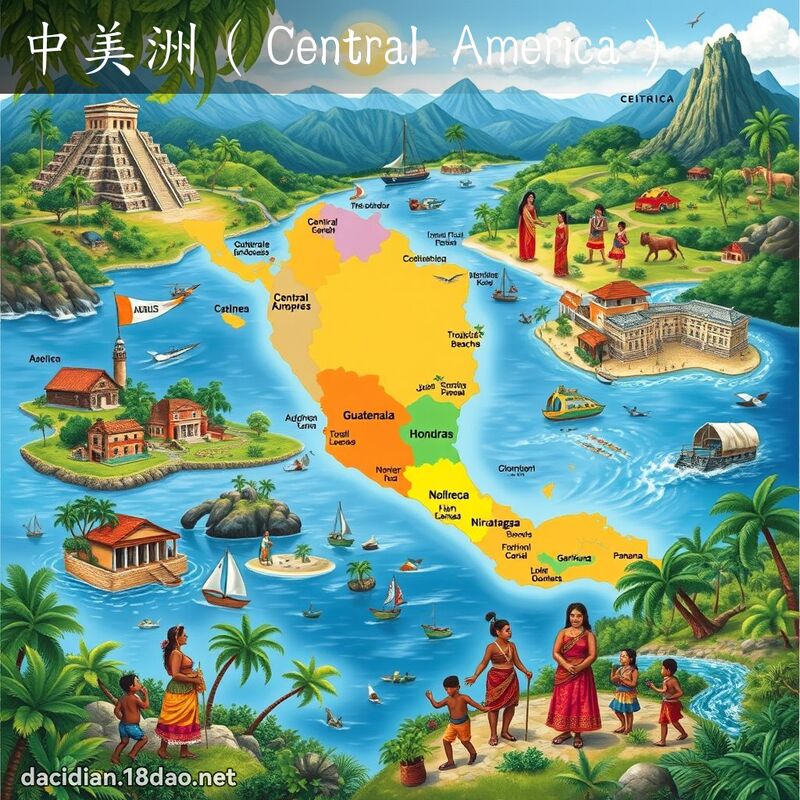 中美洲（Central America） - 国语大辞典配图