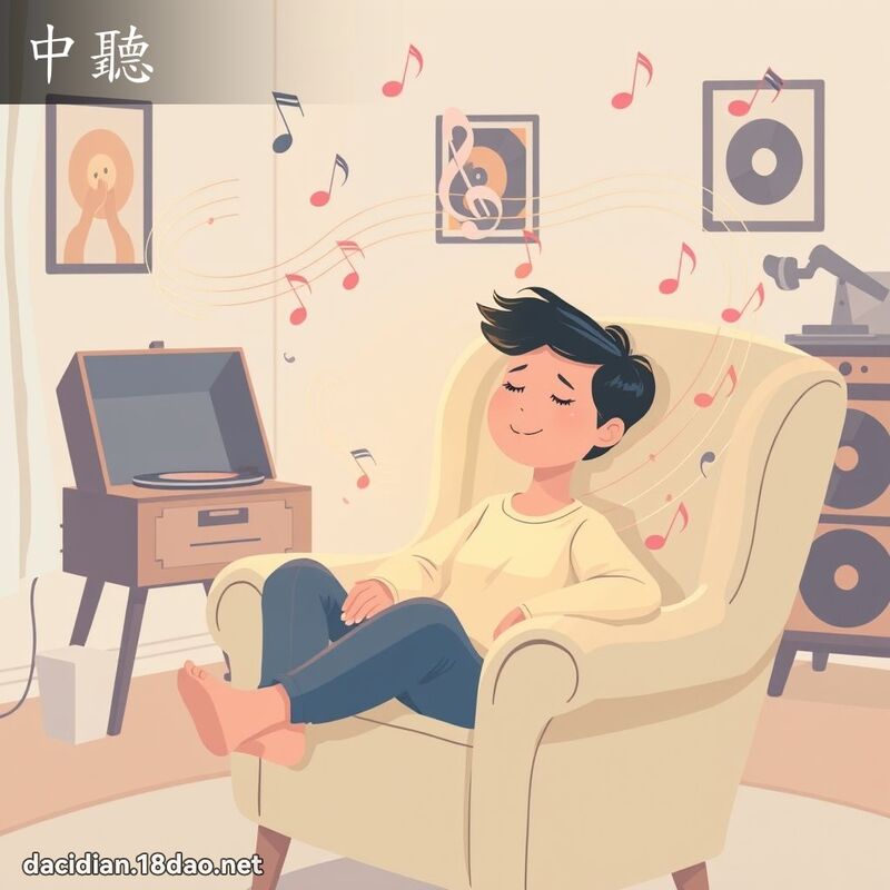 中聽 - 國語大辭典配圖
