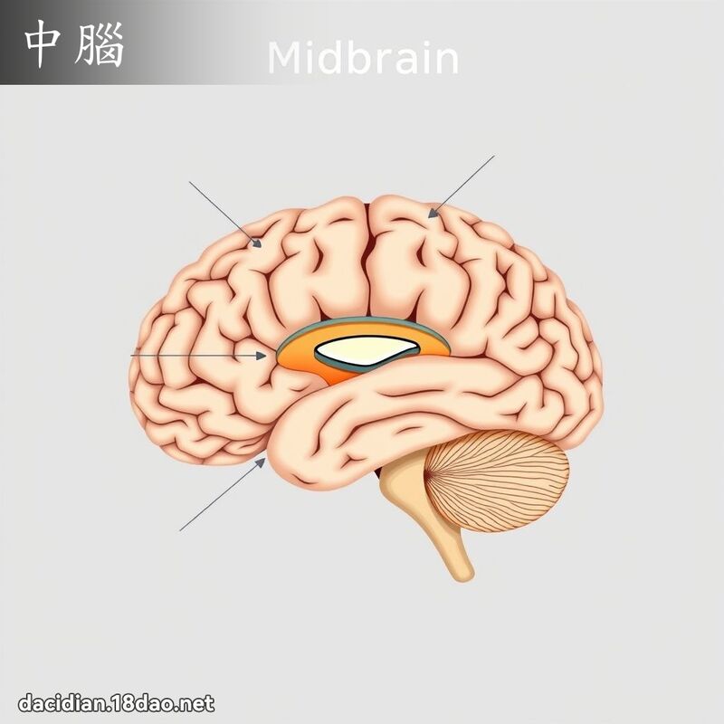 中脑 - 国语大辞典配图