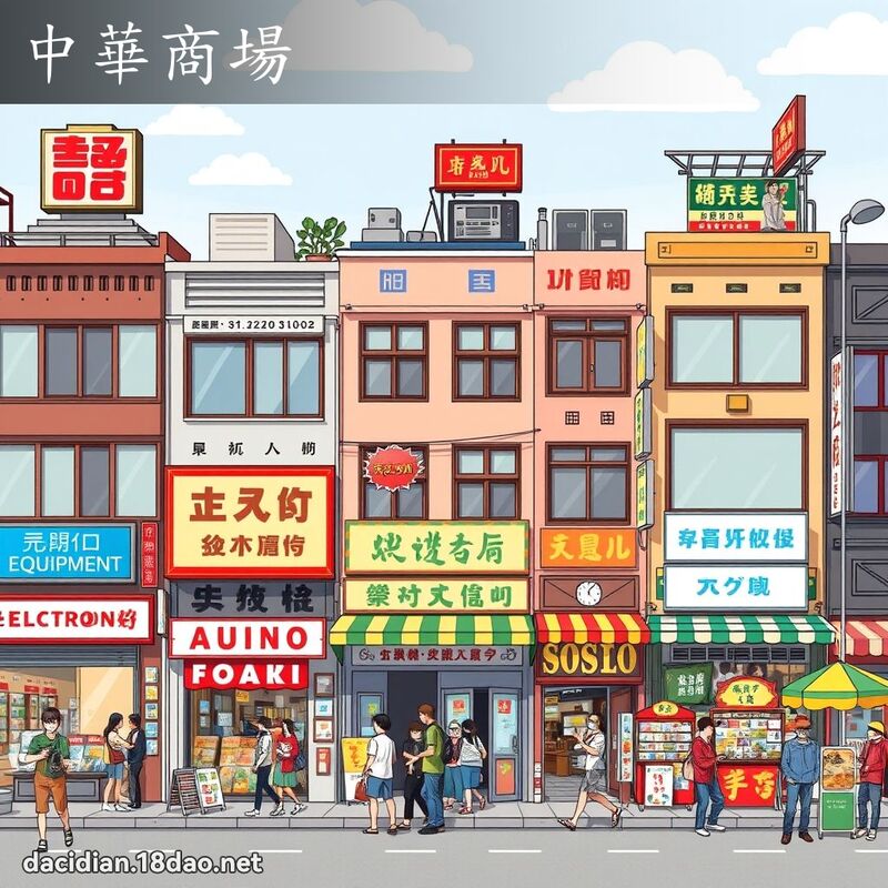 中华商场 - 国语大辞典配图