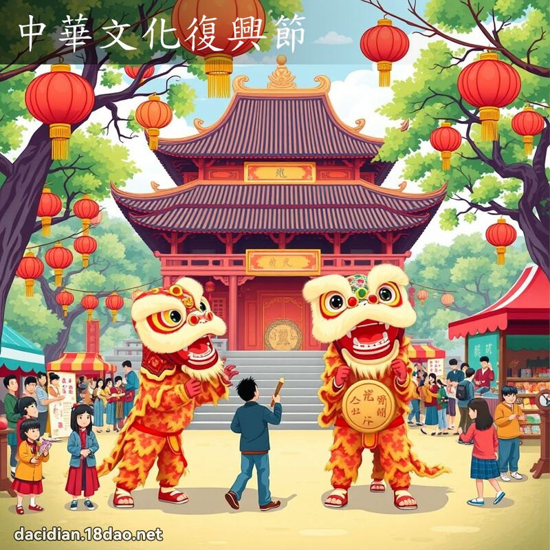 中华文化復兴节 - 国语大辞典配图
