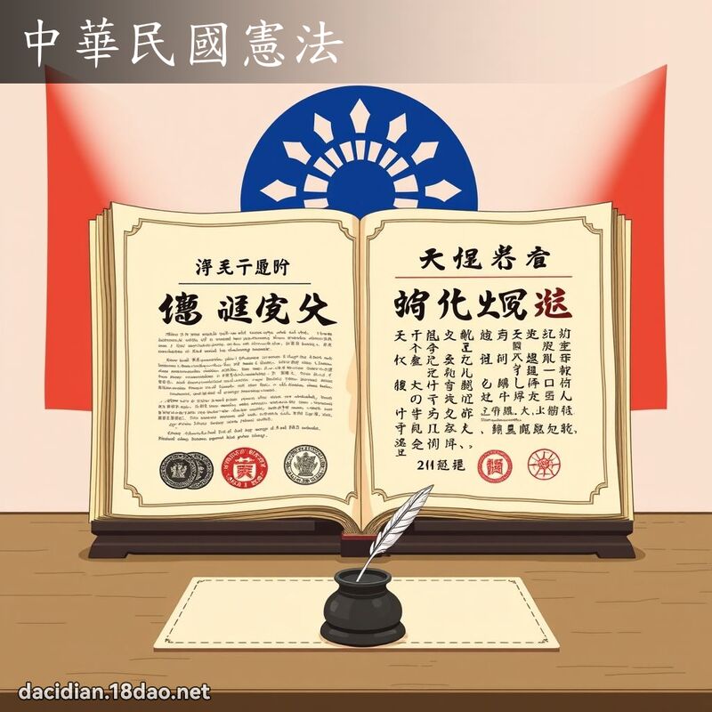 中华民国宪法 - 国语大辞典配图
