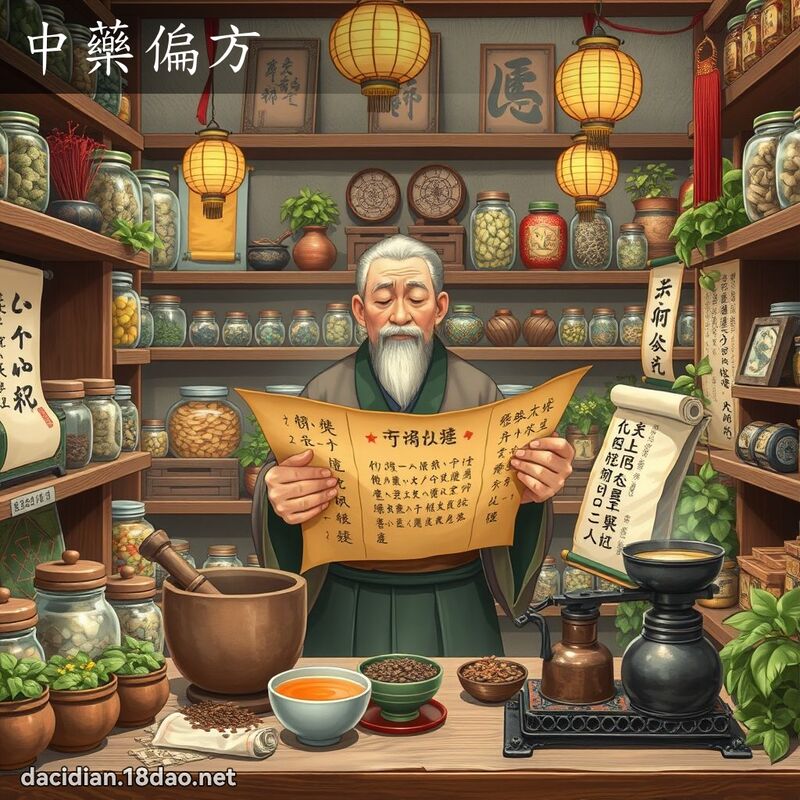 中藥偏方 - 國語大辭典配圖