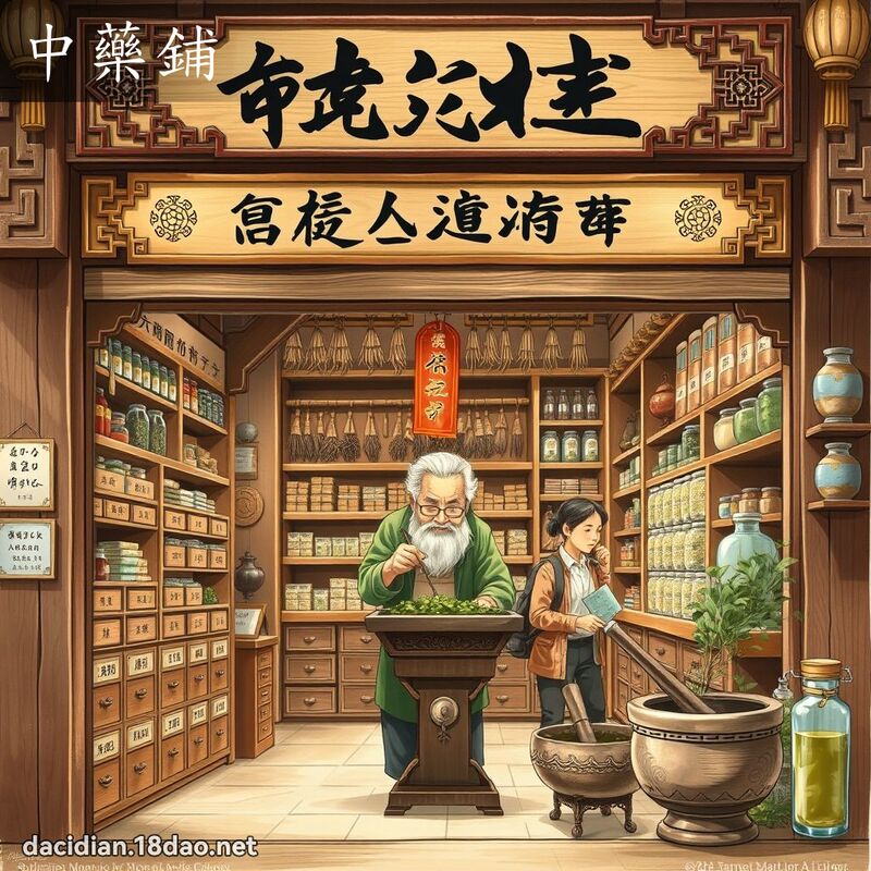 中药铺 - 国语大辞典配图