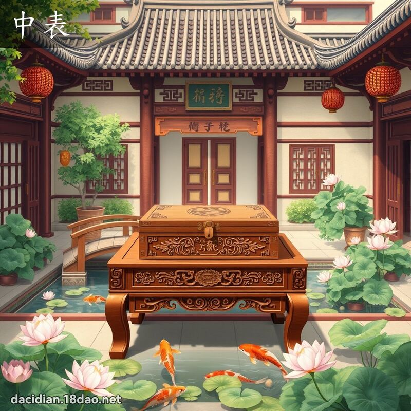 中表 - 国语大辞典配图