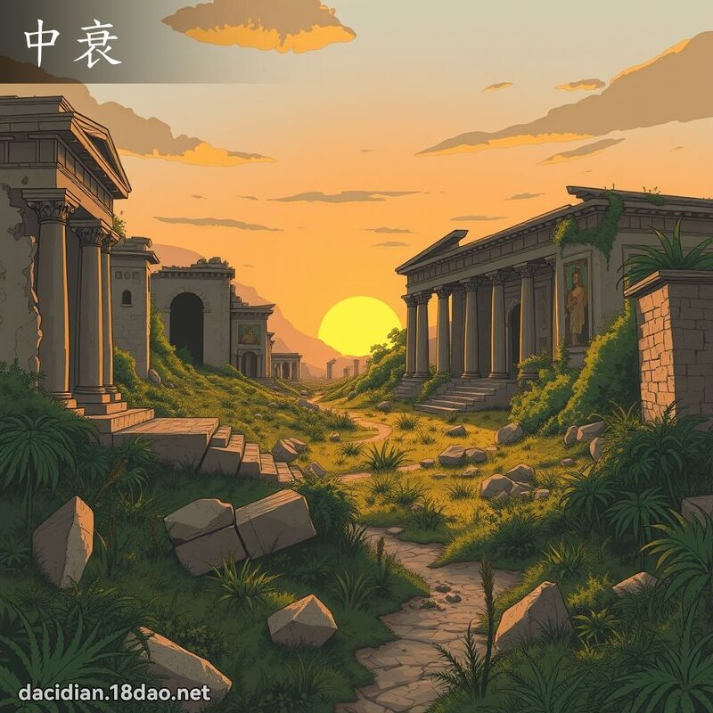 中衰 - 国语大辞典配图