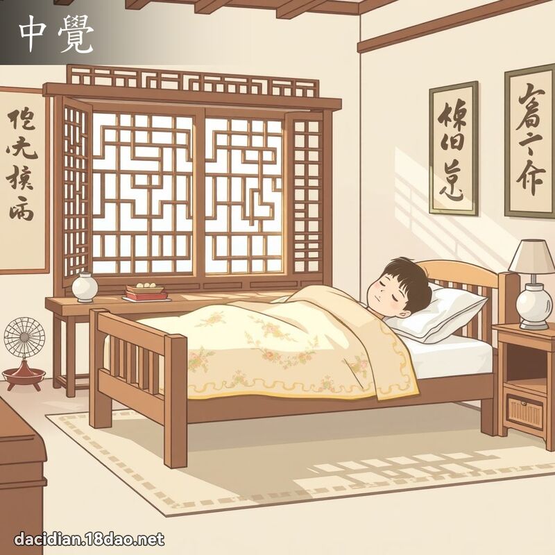 中觉 - 国语大辞典配图