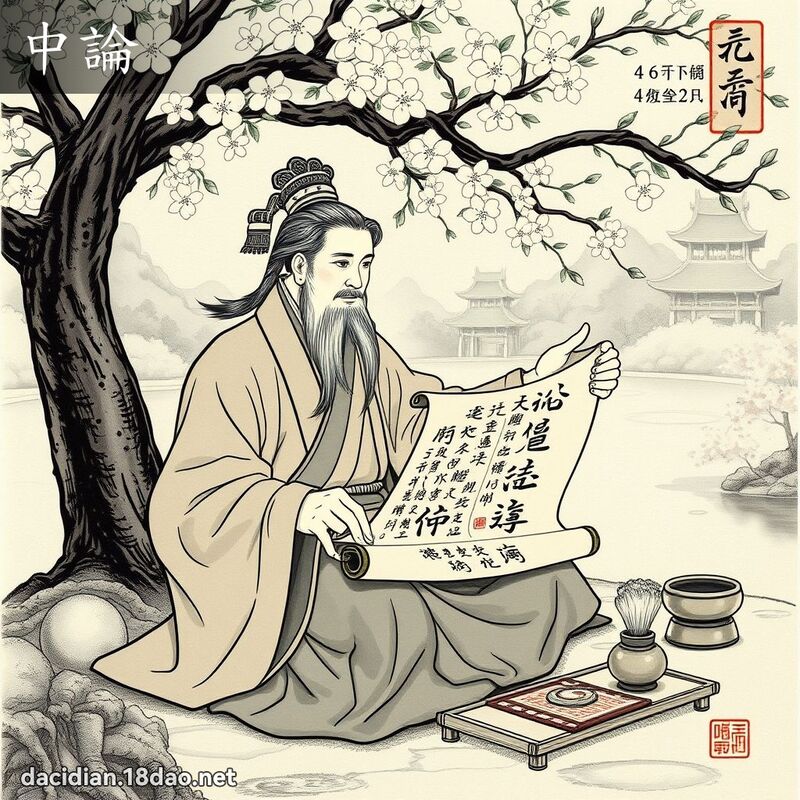 中論 - 國語大辭典配圖