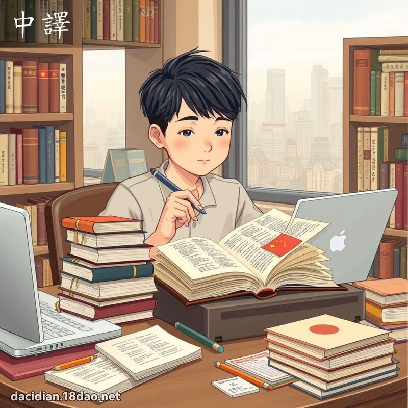中譯 - 國語大辭典配圖