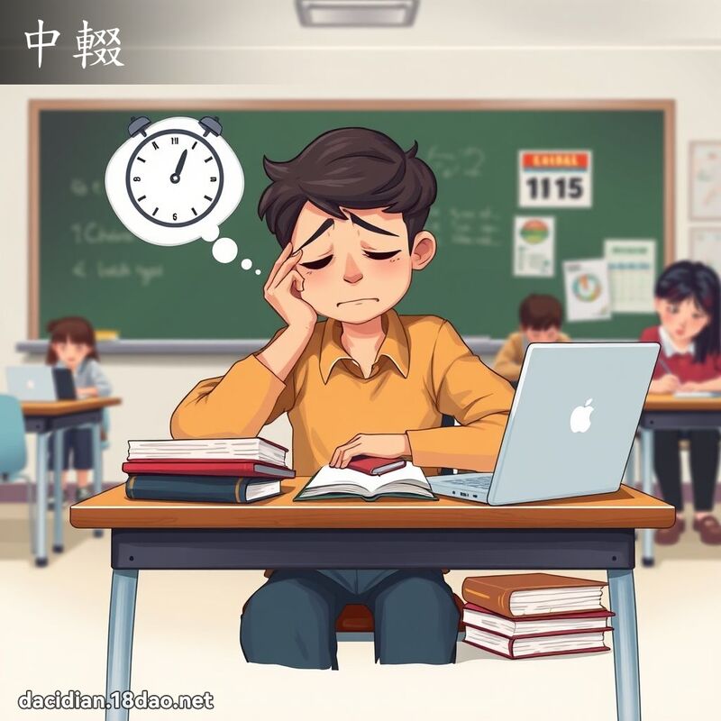 中輟 - 國語大辭典配圖