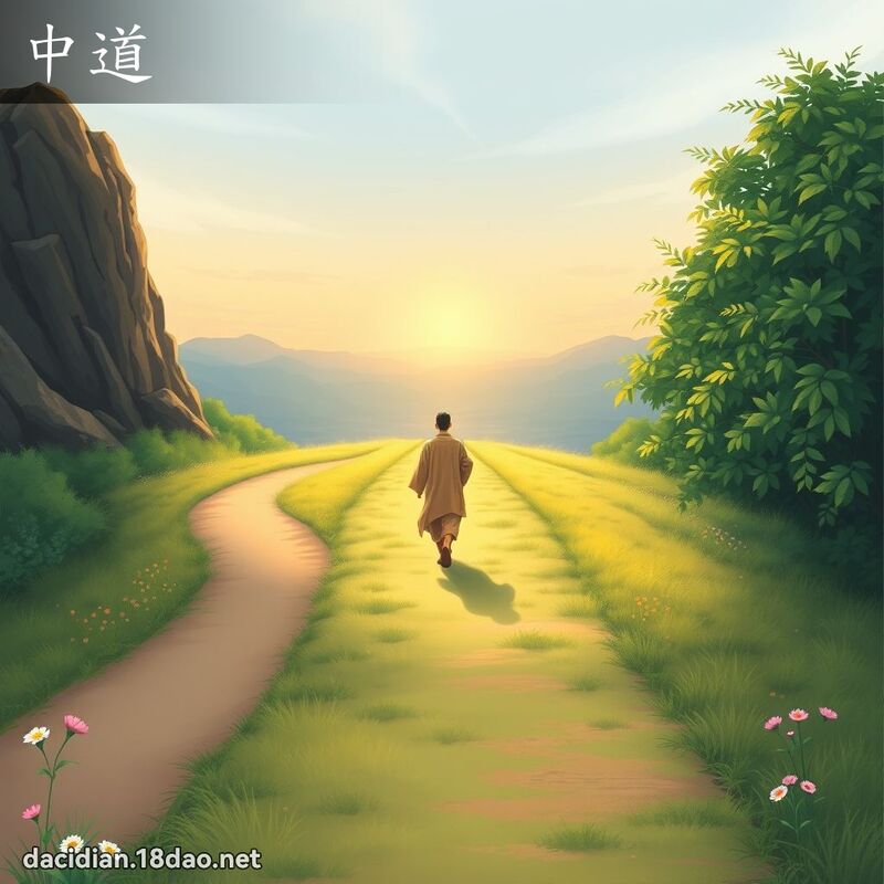 中道 - 國語大辭典配圖