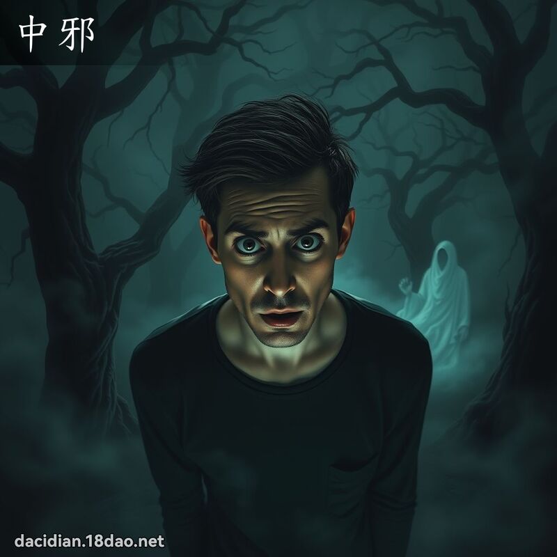中邪 - 國語大辭典配圖