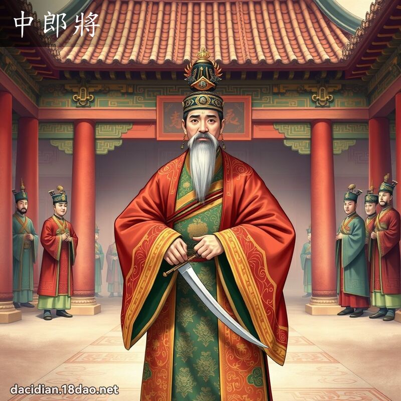 中郎將 - 國語大辭典配圖