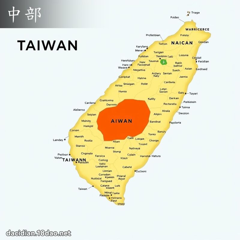 中部 - 国语大辞典配图