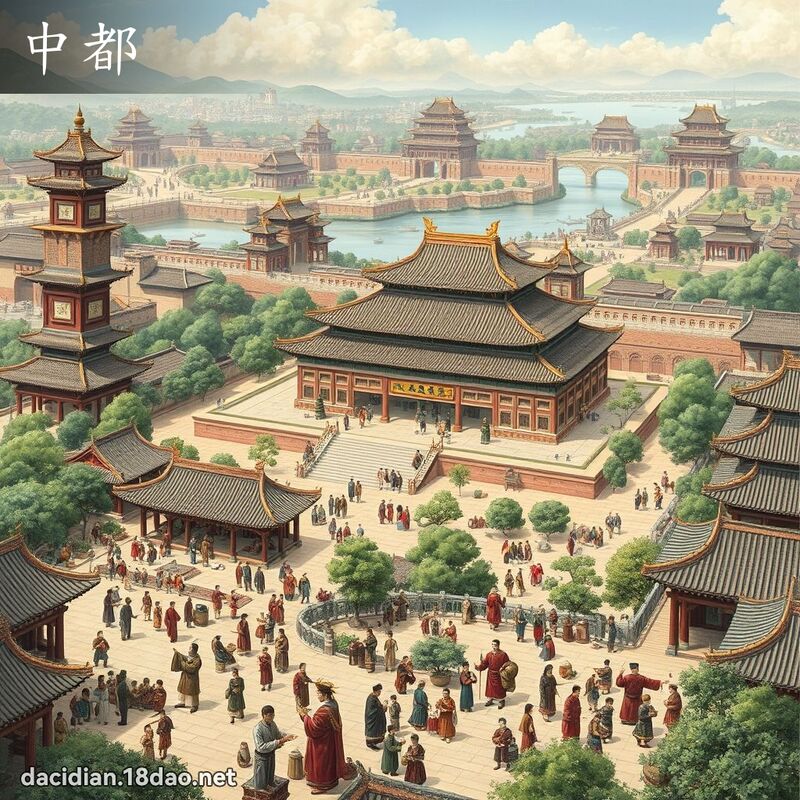 中都 - 國語大辭典配圖