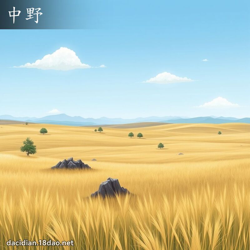 中野 - 国语大辞典配图