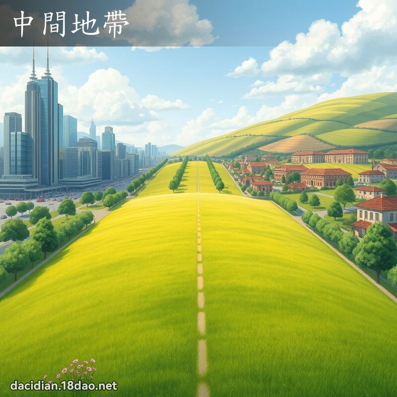 中間地帶 - 國語大辭典配圖