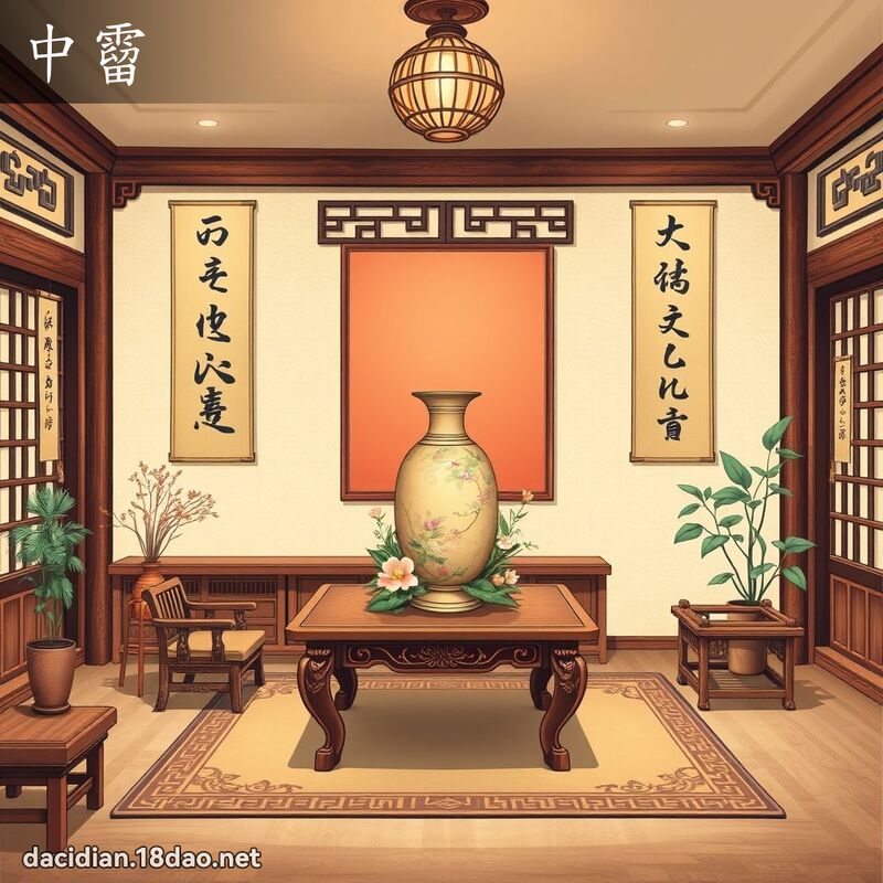 中霤 - 国语大辞典配图