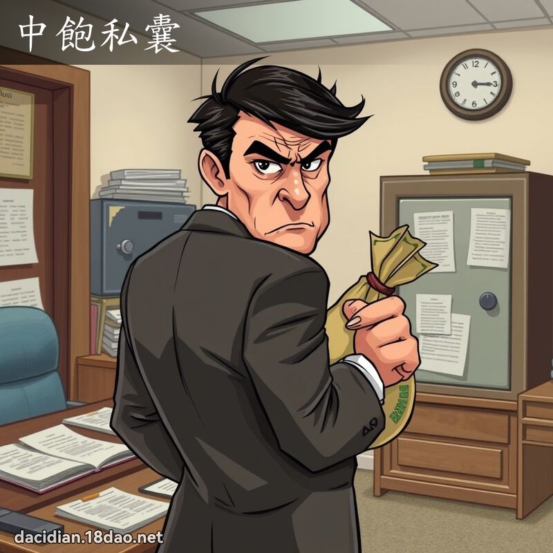 中飽私囊 - 國語大辭典配圖
