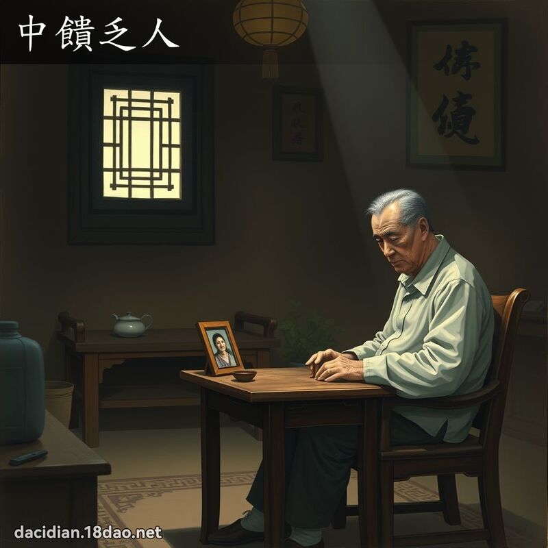 中馈乏人 - 国语大辞典配图