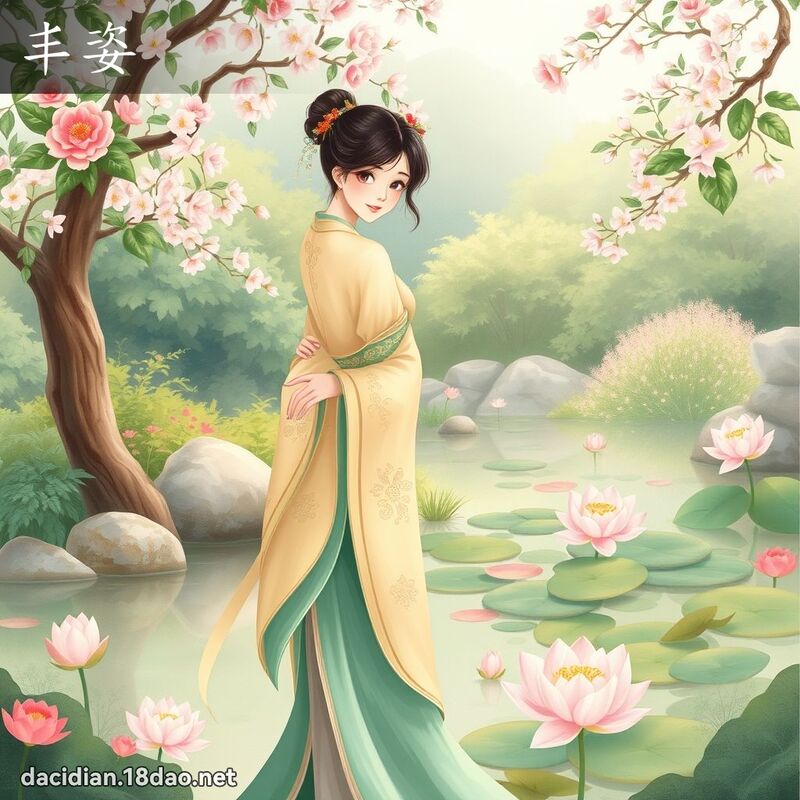 丰姿 - 国语大辞典配图