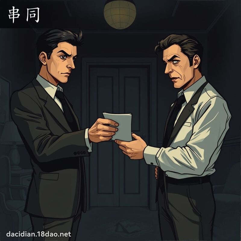 串同 - 國語大辭典配圖
