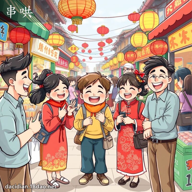 串哄 - 國語大辭典配圖