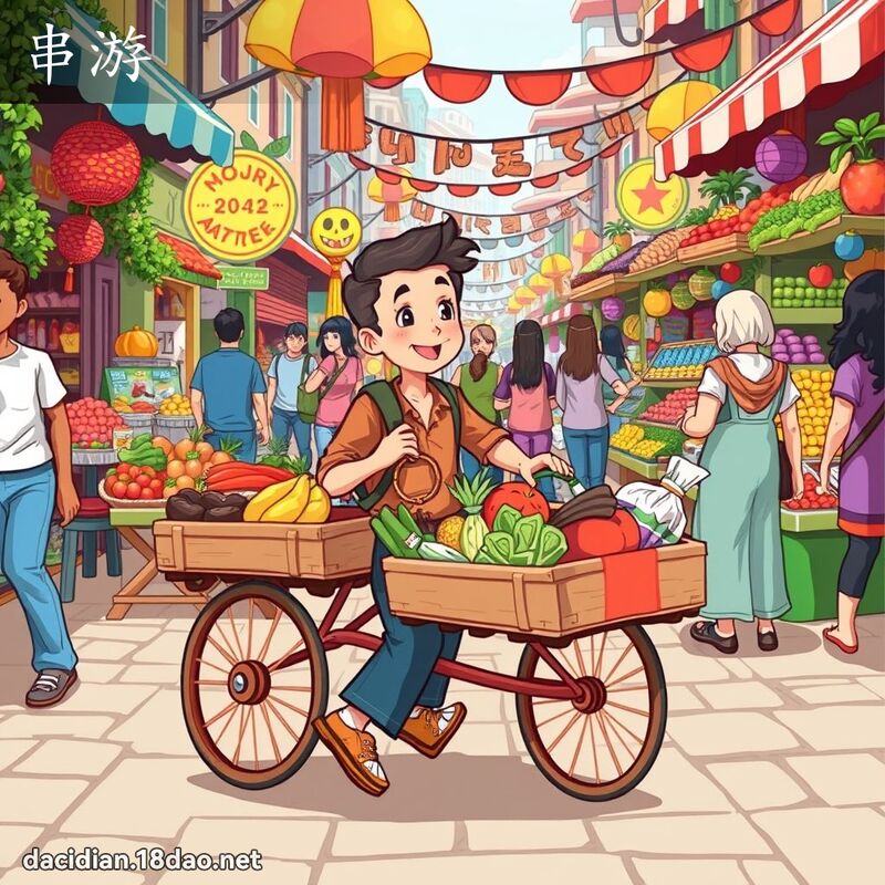 串游 - 國語大辭典配圖