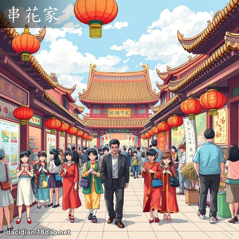 串花家 - 国语大辞典配图