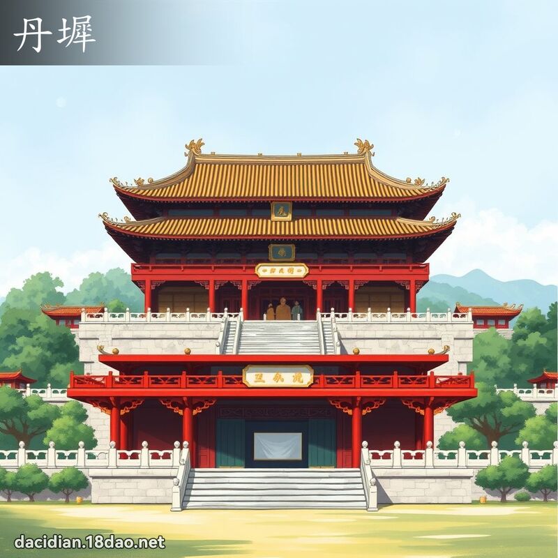 丹墀 - 國語大辭典配圖