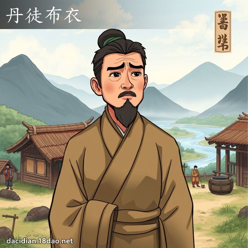 丹徒布衣 - 国语大辞典配图