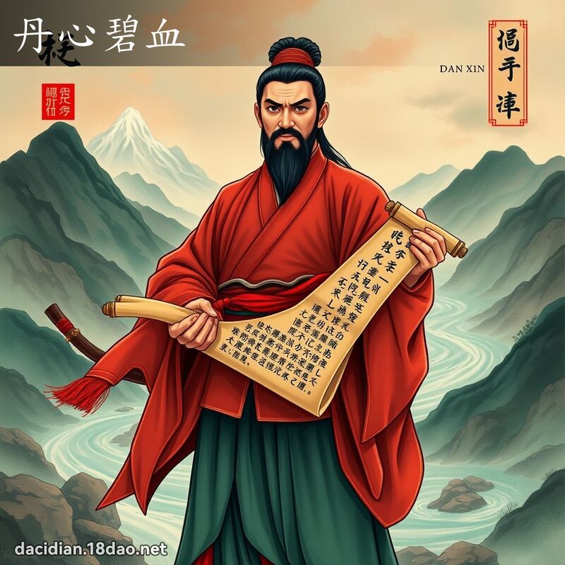 丹心碧血 - 国语大辞典配图