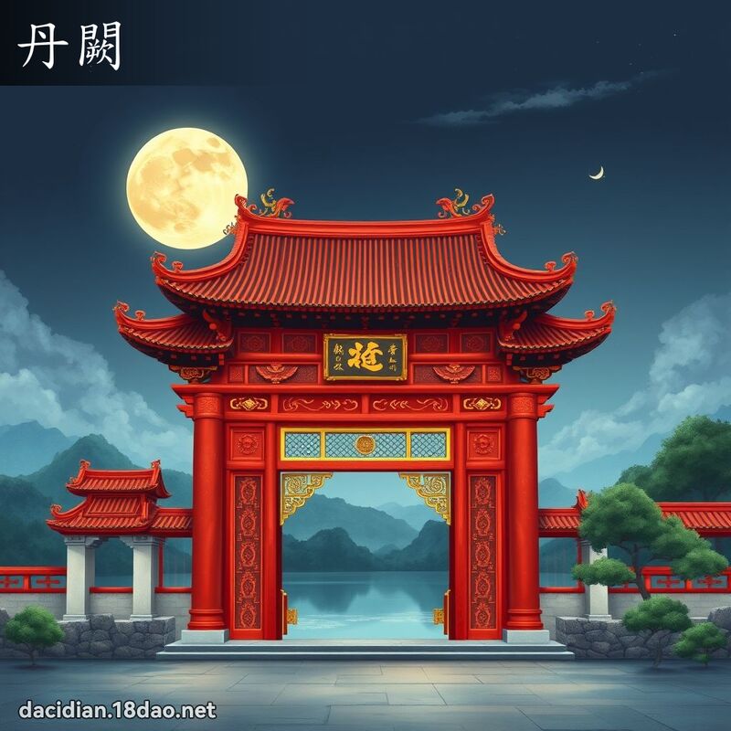 丹闕 - 國語大辭典配圖