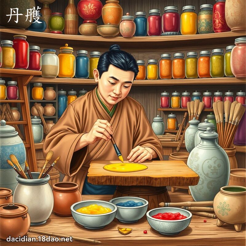 丹雘 - 国语大辞典配图