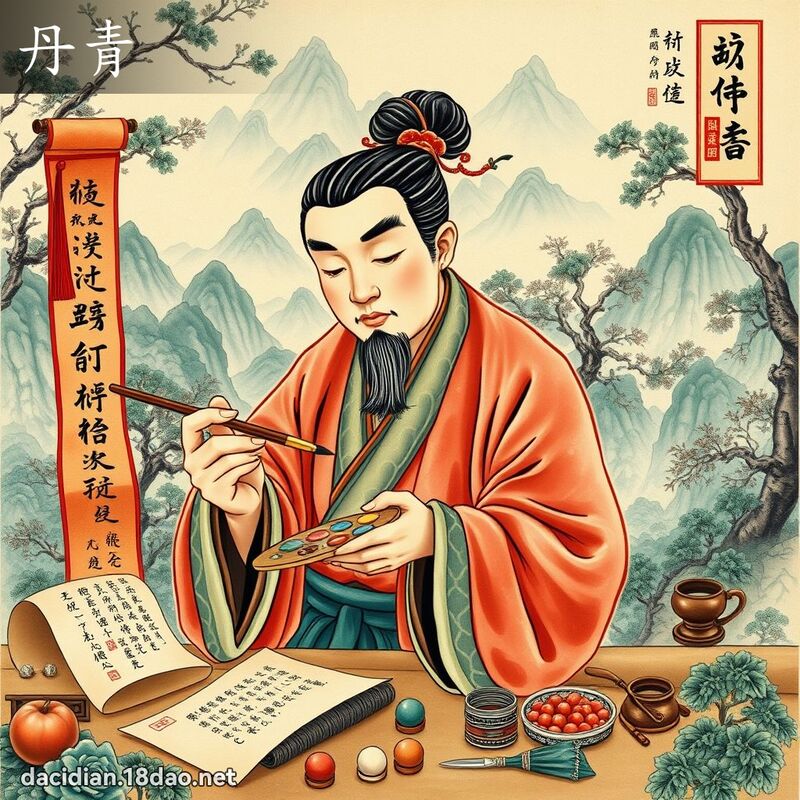 丹青 - 国语大辞典配图