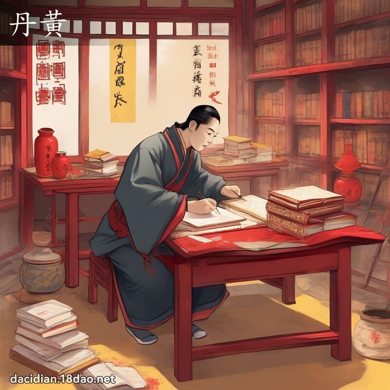 丹黃 - 國語大辭典配圖