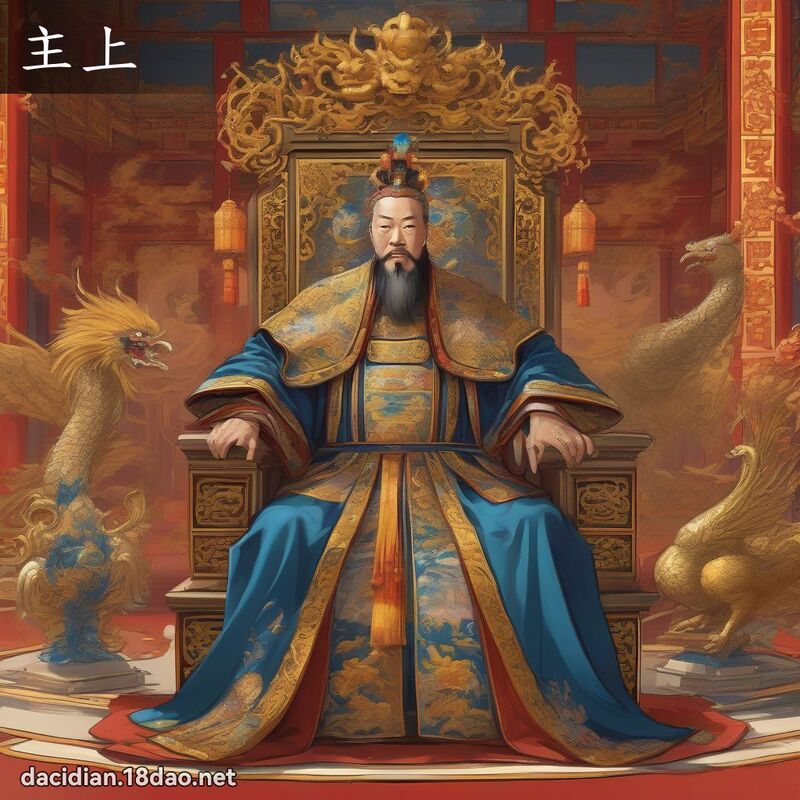 主上 - 國語大辭典配圖