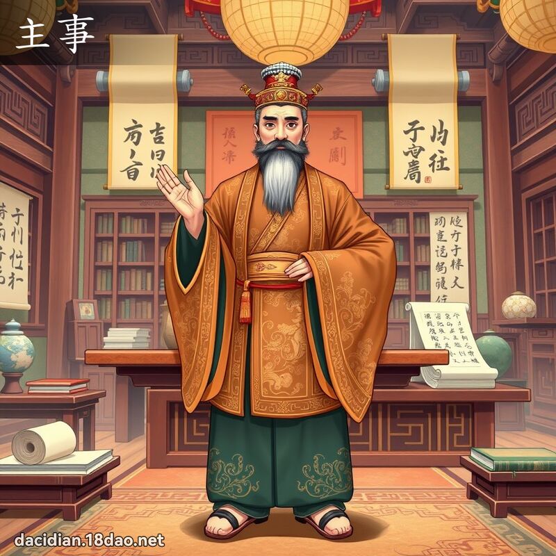 主事 - 國語大辭典配圖