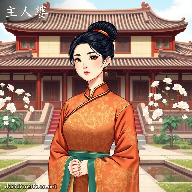 主人婆 - 国语大辞典配图