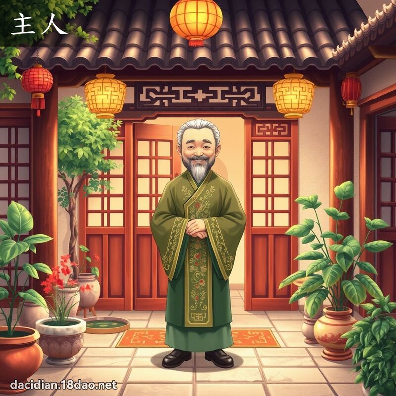 主人 - 國語大辭典配圖