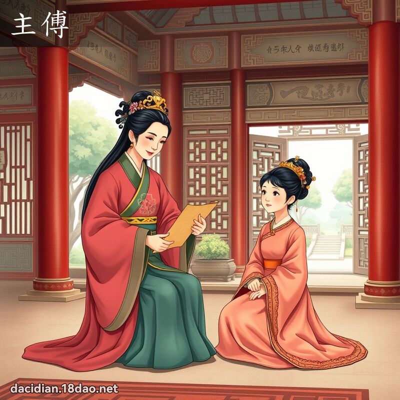 主傅 - 國語大辭典配圖
