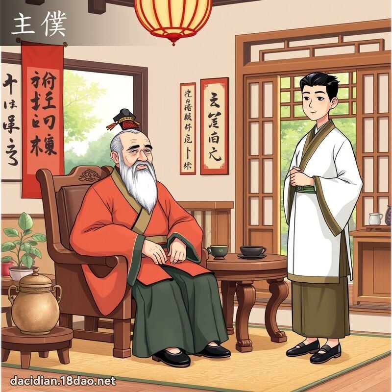 主僕 - 國語大辭典配圖