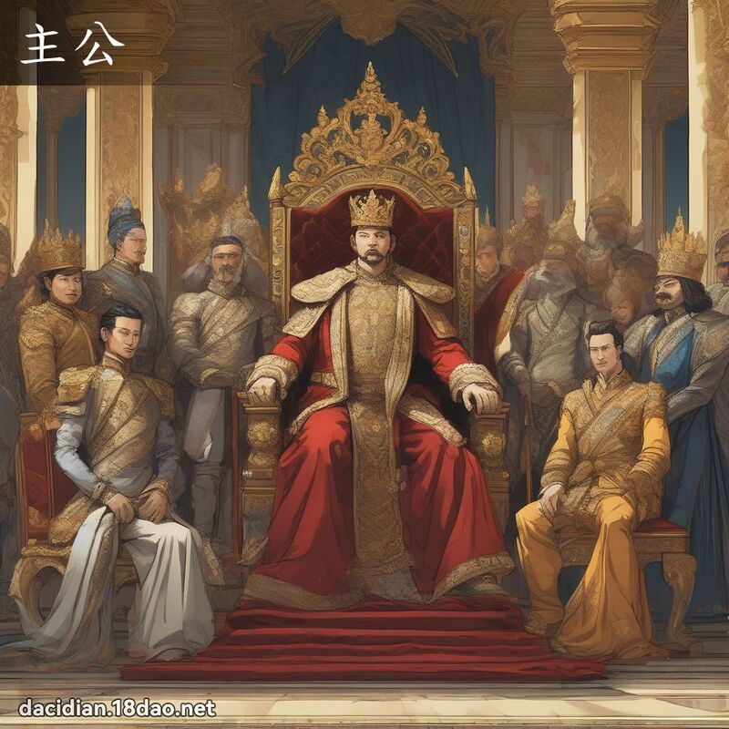 主公 - 国语大辞典配图