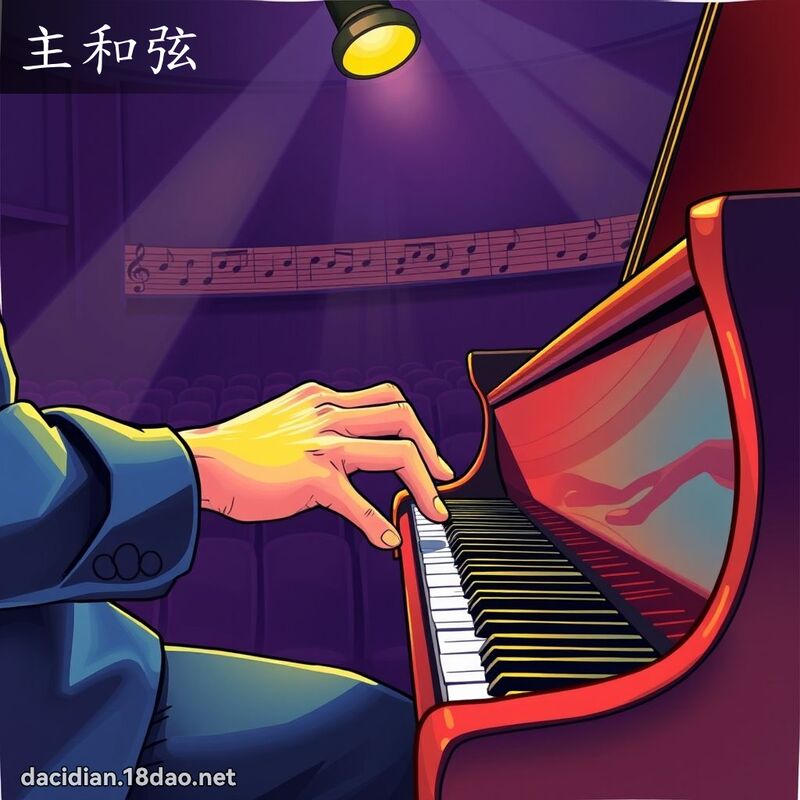 主和弦 - 国语大辞典配图